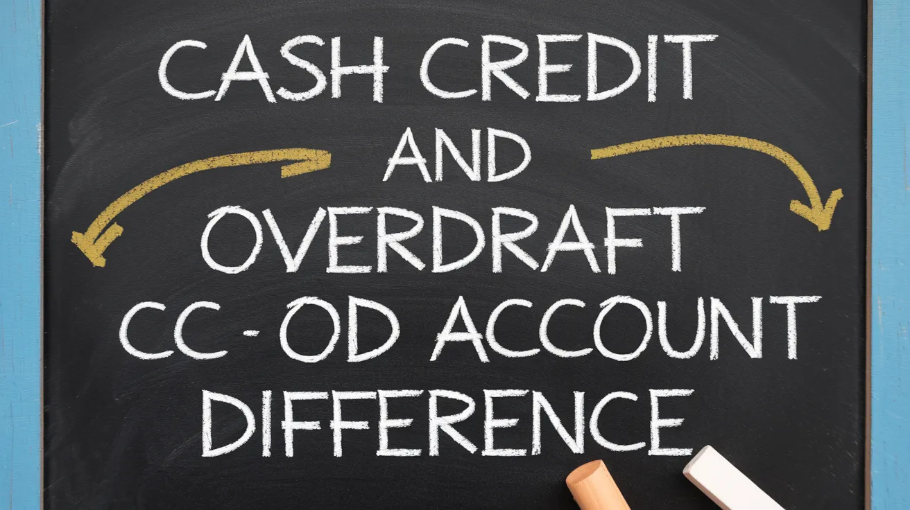 CC and OD Account Difference: Understanding Cash Credit vs. Overdraft