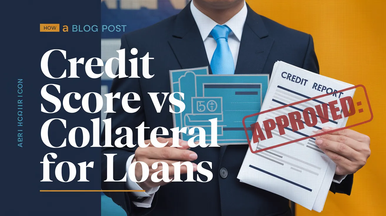 Do banks prioritize credit scores over collateral for loans?