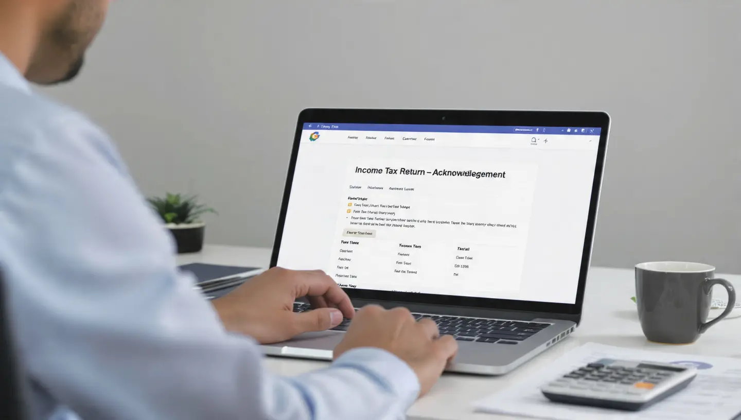 importance of filing itr acknowledgement