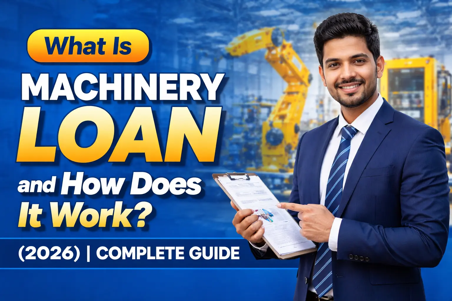 What Is Machinery Loan and How Does It Work