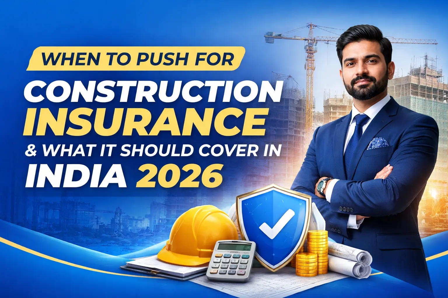 When to Push for Construction Insurance & What It Should Cover in India 2026