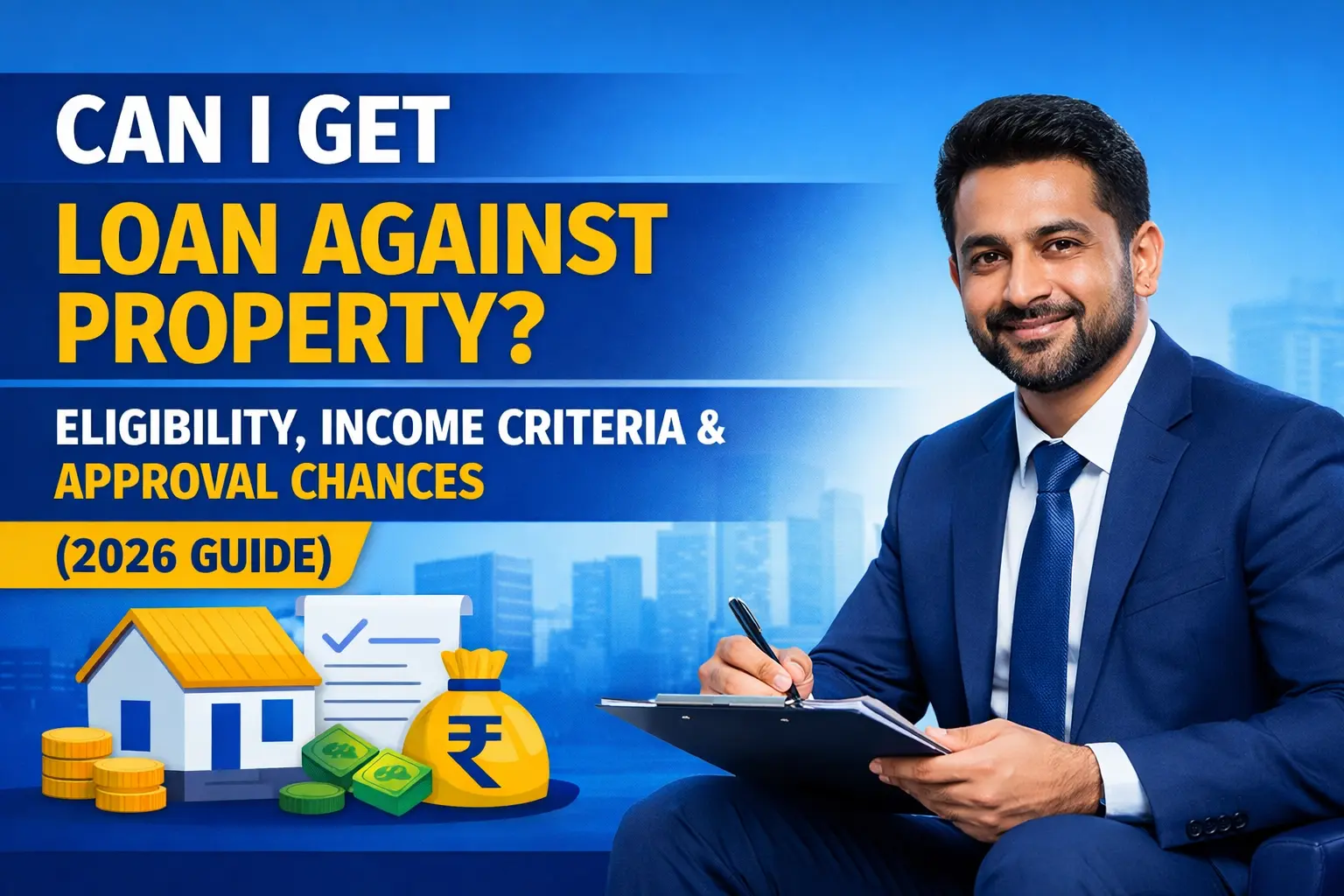 Can I Get Loan Against Property? Eligibility, Income Criteria & Approval Chances (2026 Guide)