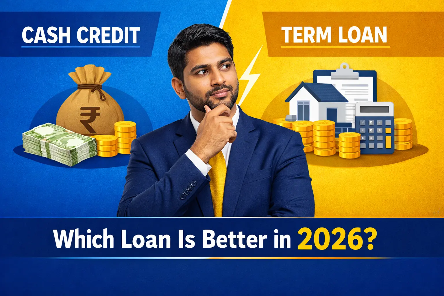 Cash Credit or Term Loan: Which Loan Is Better in 2026? Complete Comparison Guide