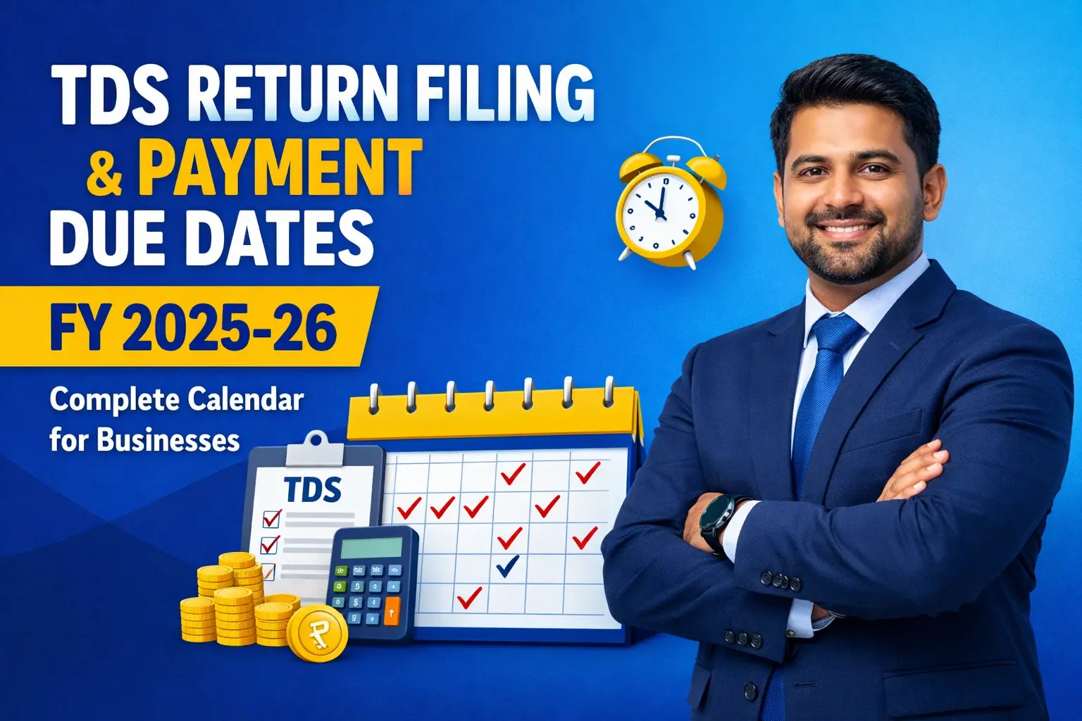 TDS Return Filing & Payment Due Dates FY 2025-26: Complete Calendar for Businesses
