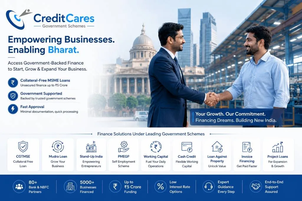 CreditCares Government Schemes Infographic