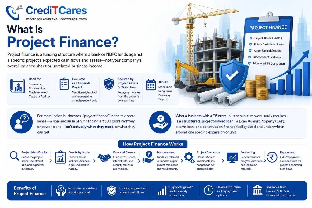 Project Finance Scheme Breakdown Infographic