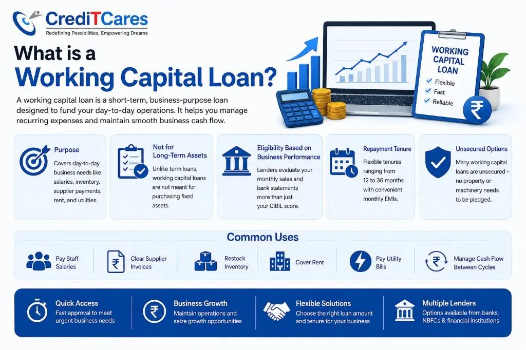 Working Capital Loan Breakdown Infographic